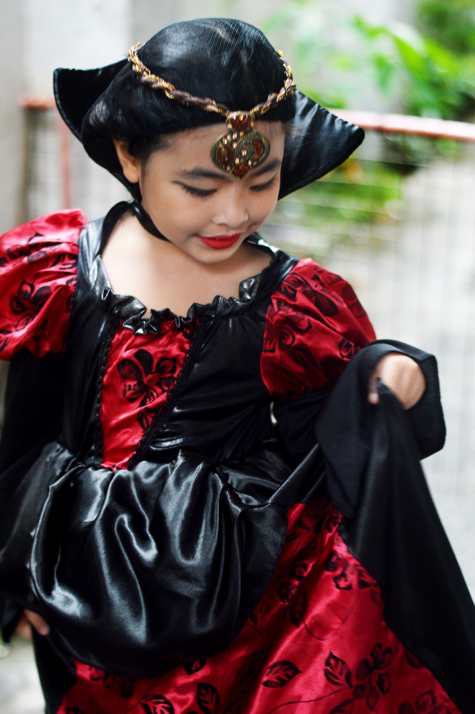 Nikon D3200 sample photo. Vampire, princess, halloween photography