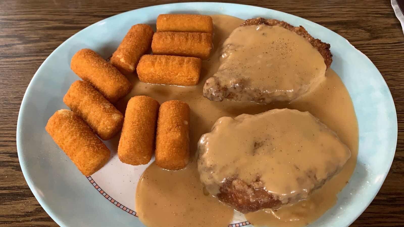 Apple iPhone XR sample photo. Schnitzel, rahmschnitzel, eat photography