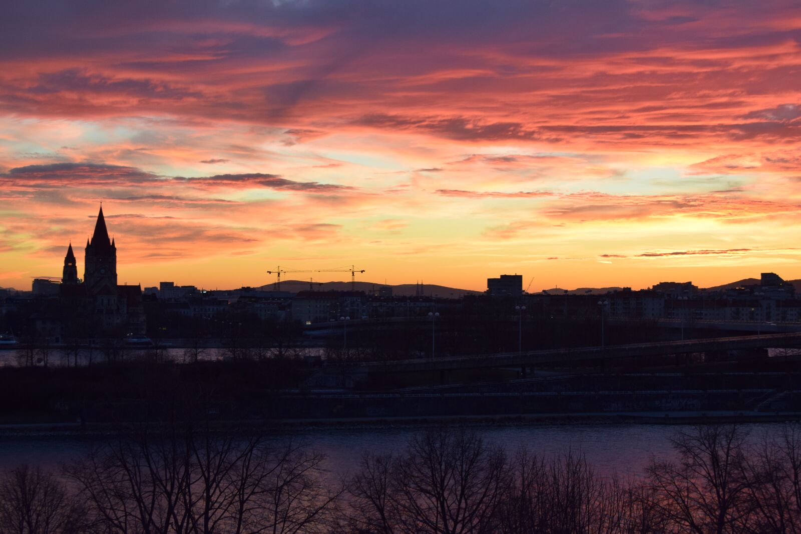 Nikon D3300 sample photo. Sunset, dusk, panorama photography