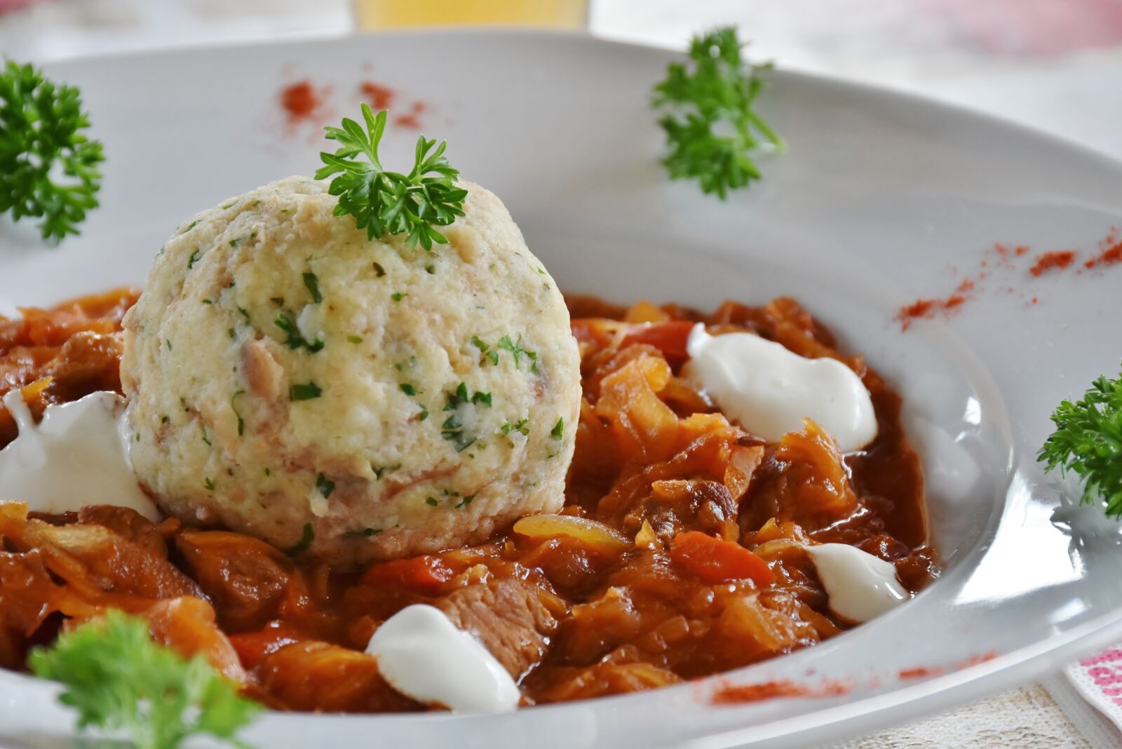 Nikon D7200 sample photo. Goulash, dumpling, szeged goulasch photography