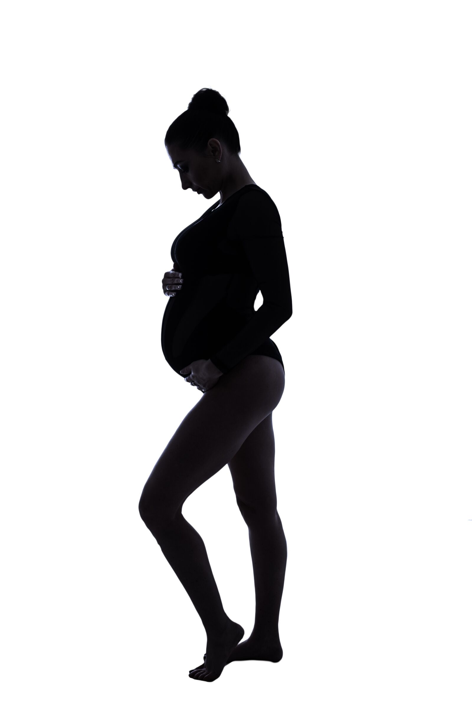 Canon EOS 6D + Canon EF 50mm F1.4 USM sample photo. Pregnancy, silhouette, family photography