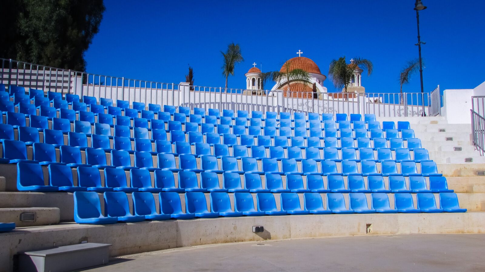Canon PowerShot SX400 IS sample photo. Open theater, amphitheater, seats photography