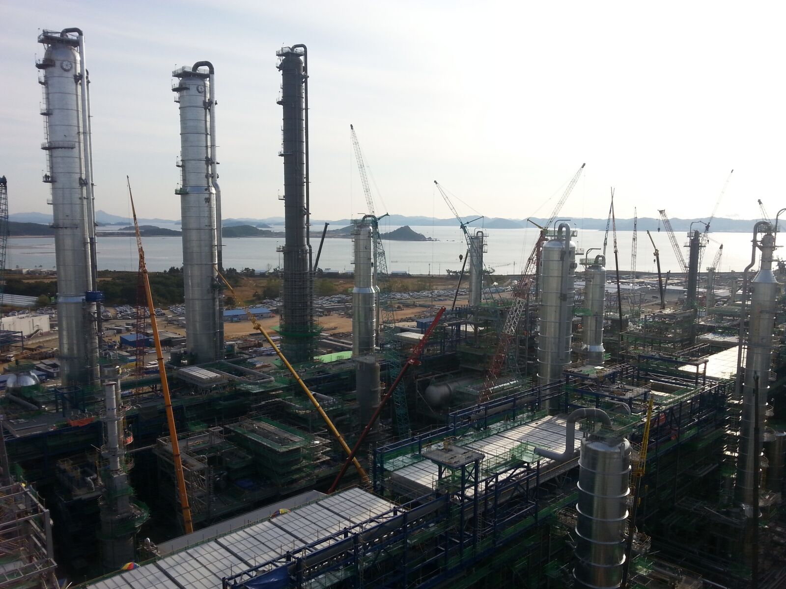 Samsung Galaxy S3 sample photo. Construction, petrochemical, factory photography
