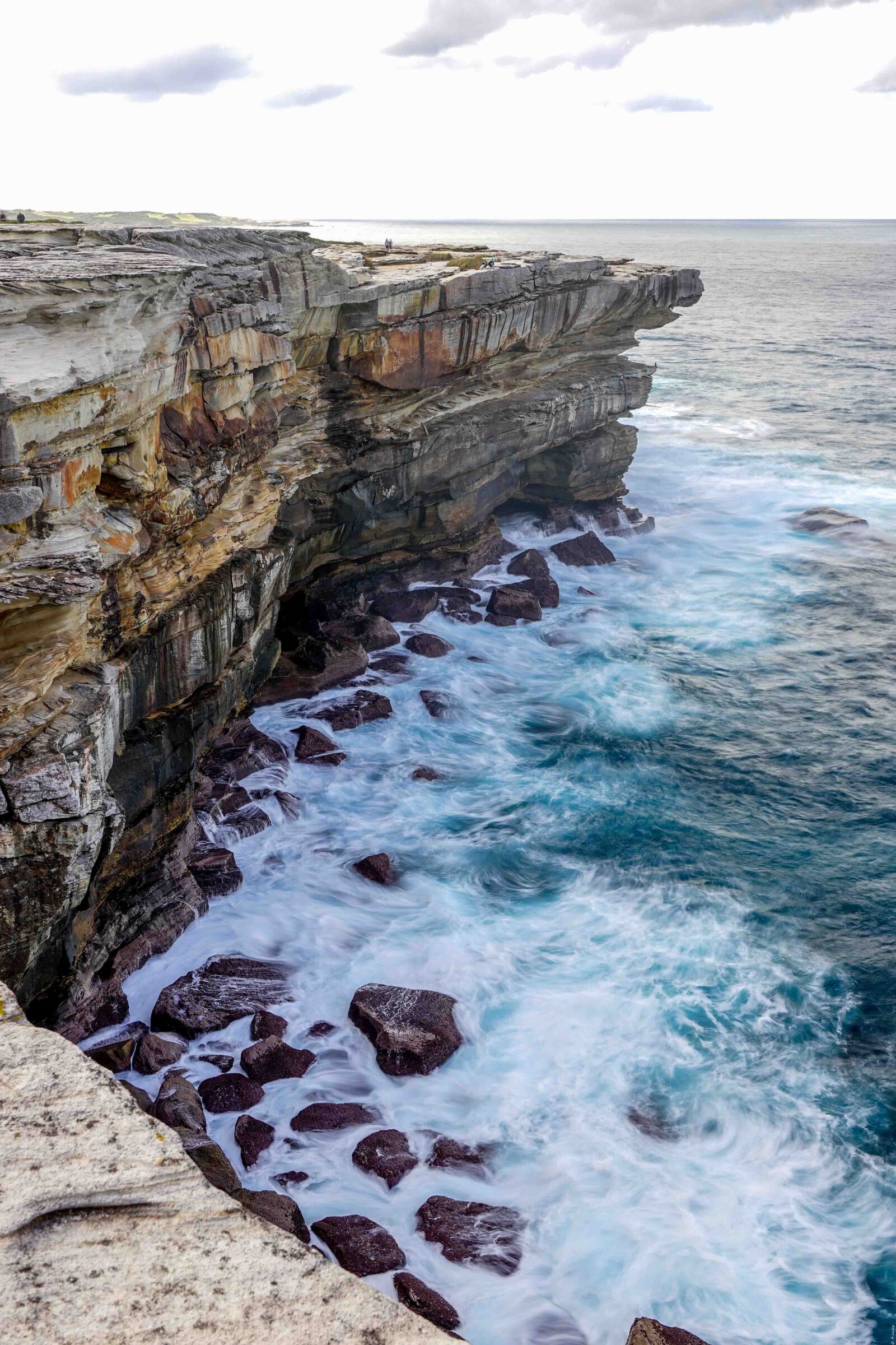Sony a7 II + Sony Vario-Tessar T* FE 16-35mm F4 ZA OSS sample photo. Cliff, edge, waves photography