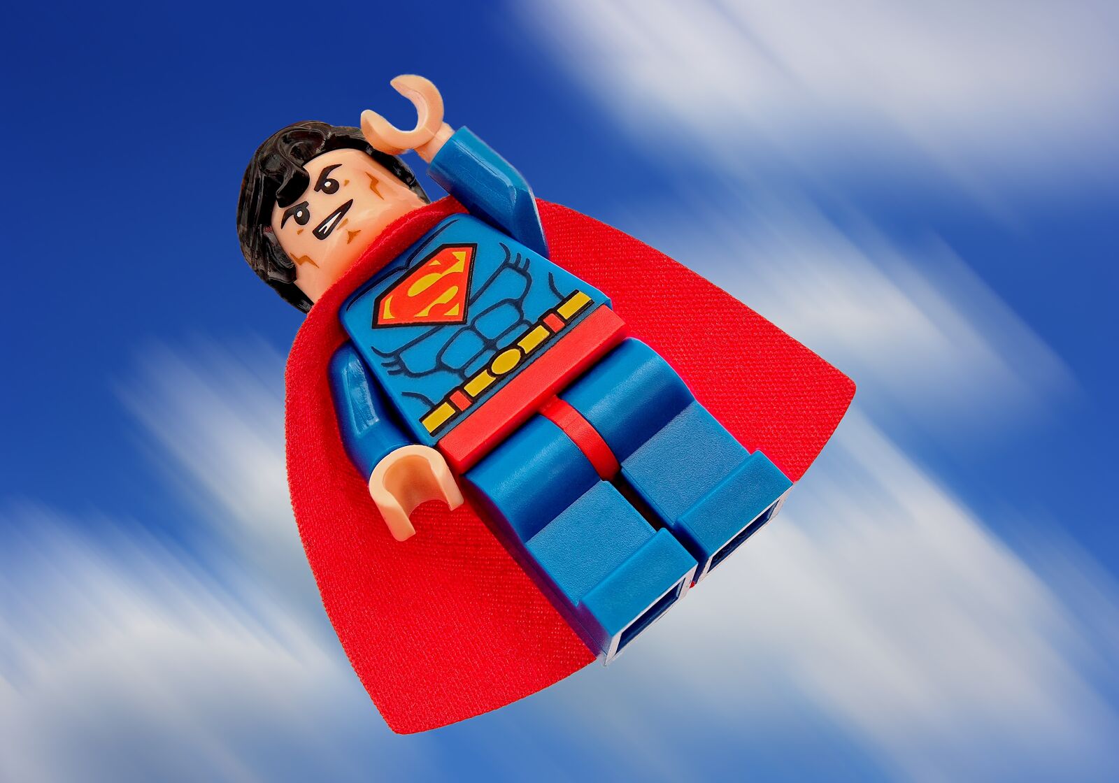 Olympus OM-D E-M5 sample photo. Superman, lego, superhero photography