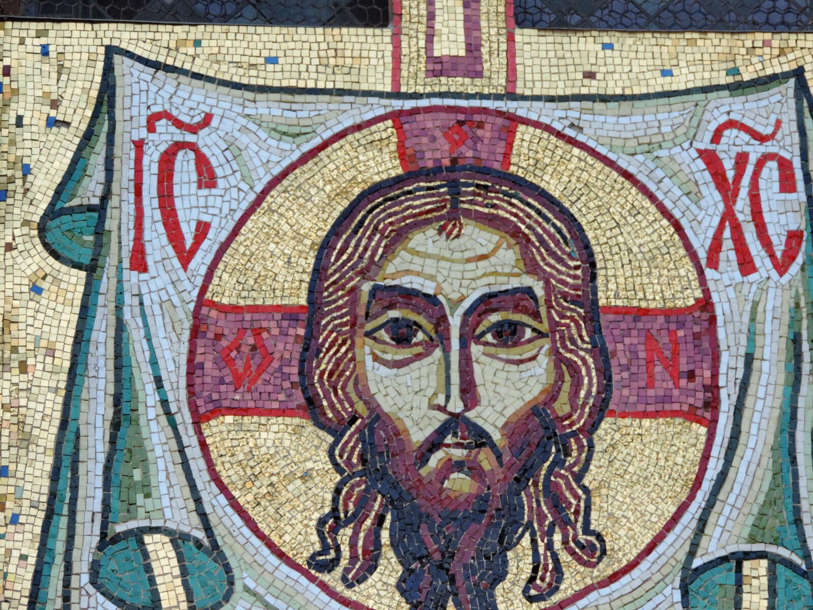 Nikon Coolpix P520 sample photo. Christ, christianity, mosaic, art photography