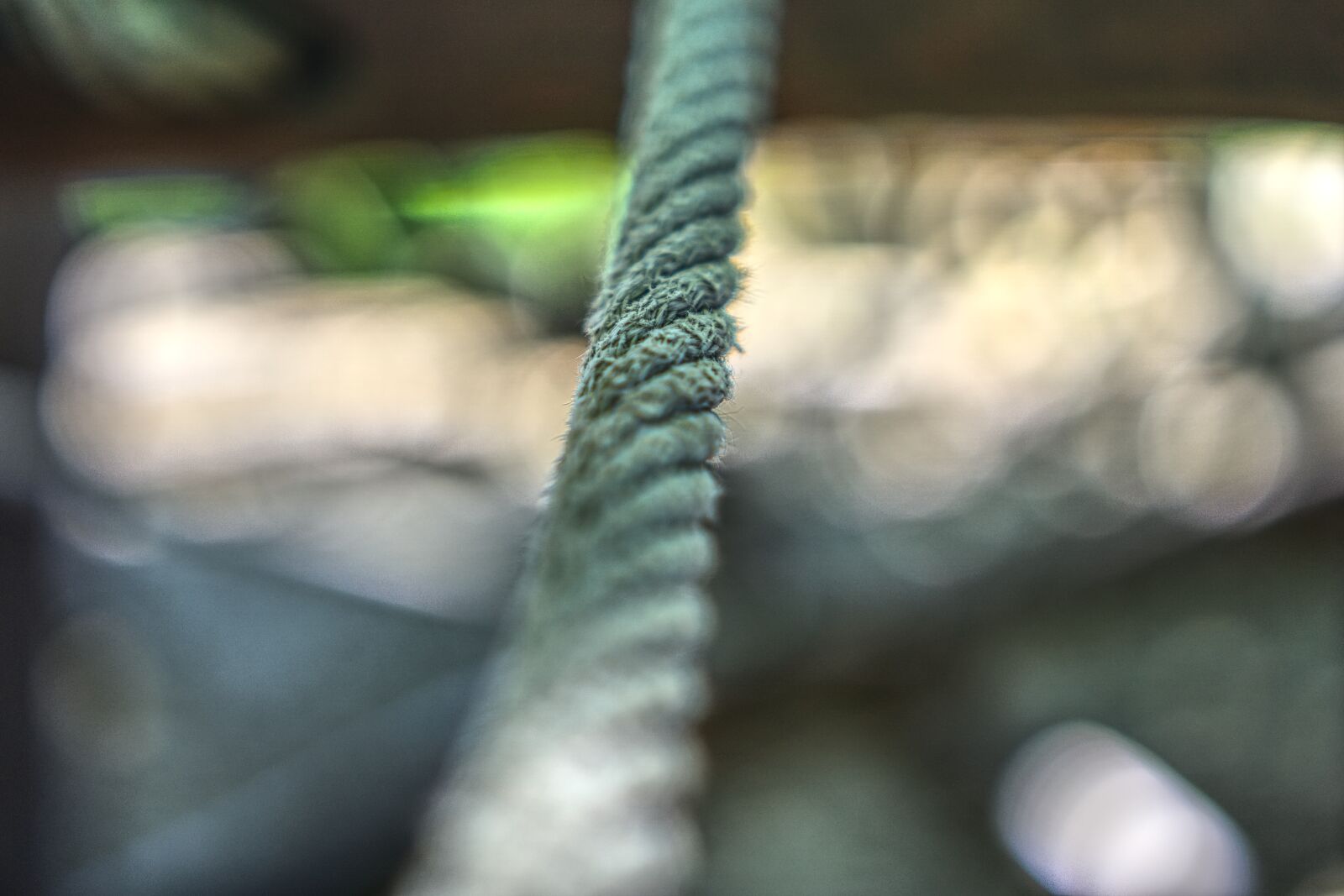 Sony a6000 + Sony E 35mm F1.8 OSS sample photo. Dew, rope, woven photography