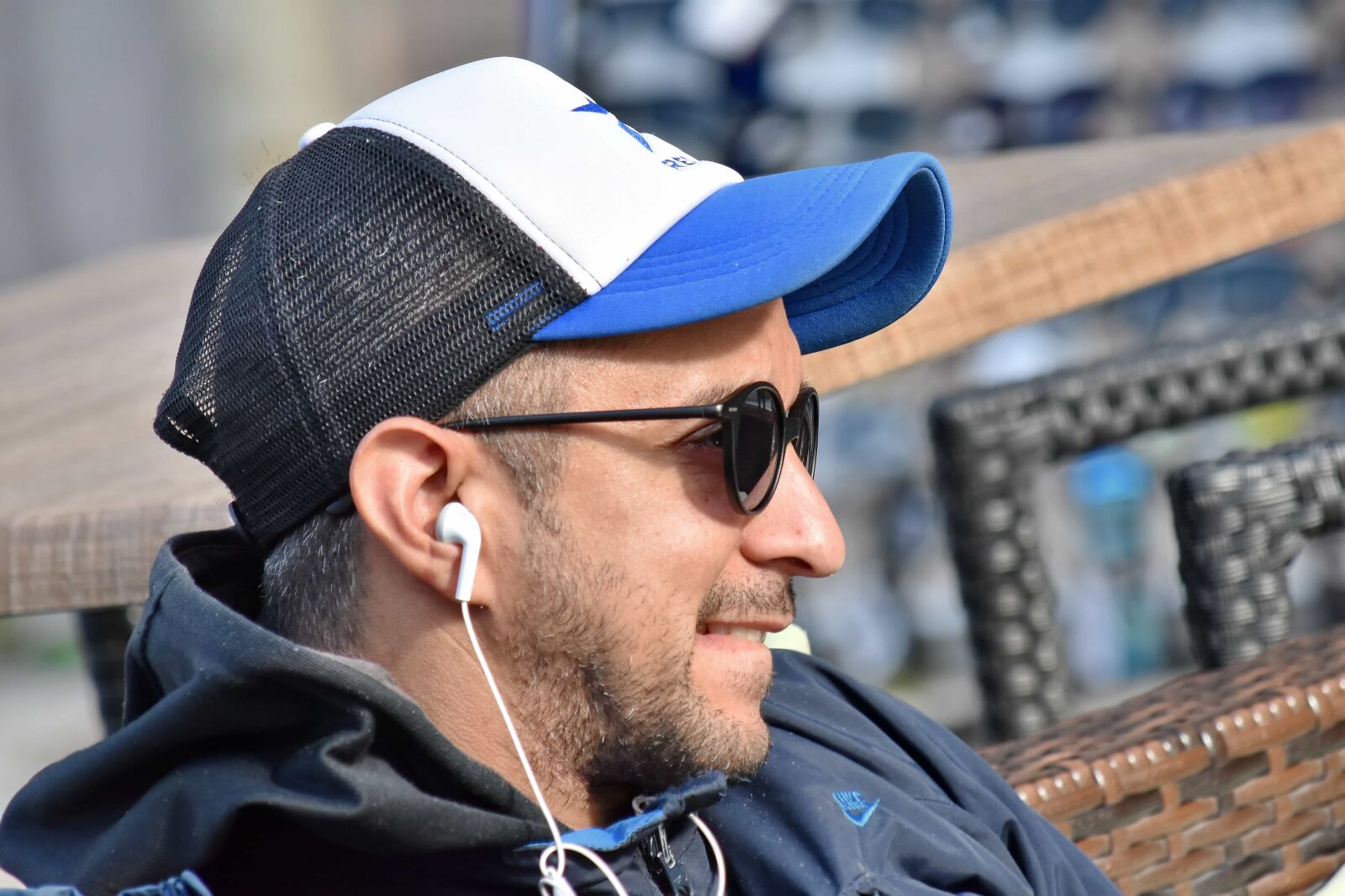 Nikon D5500 sample photo. Beard, fashion, handsome, hat photography