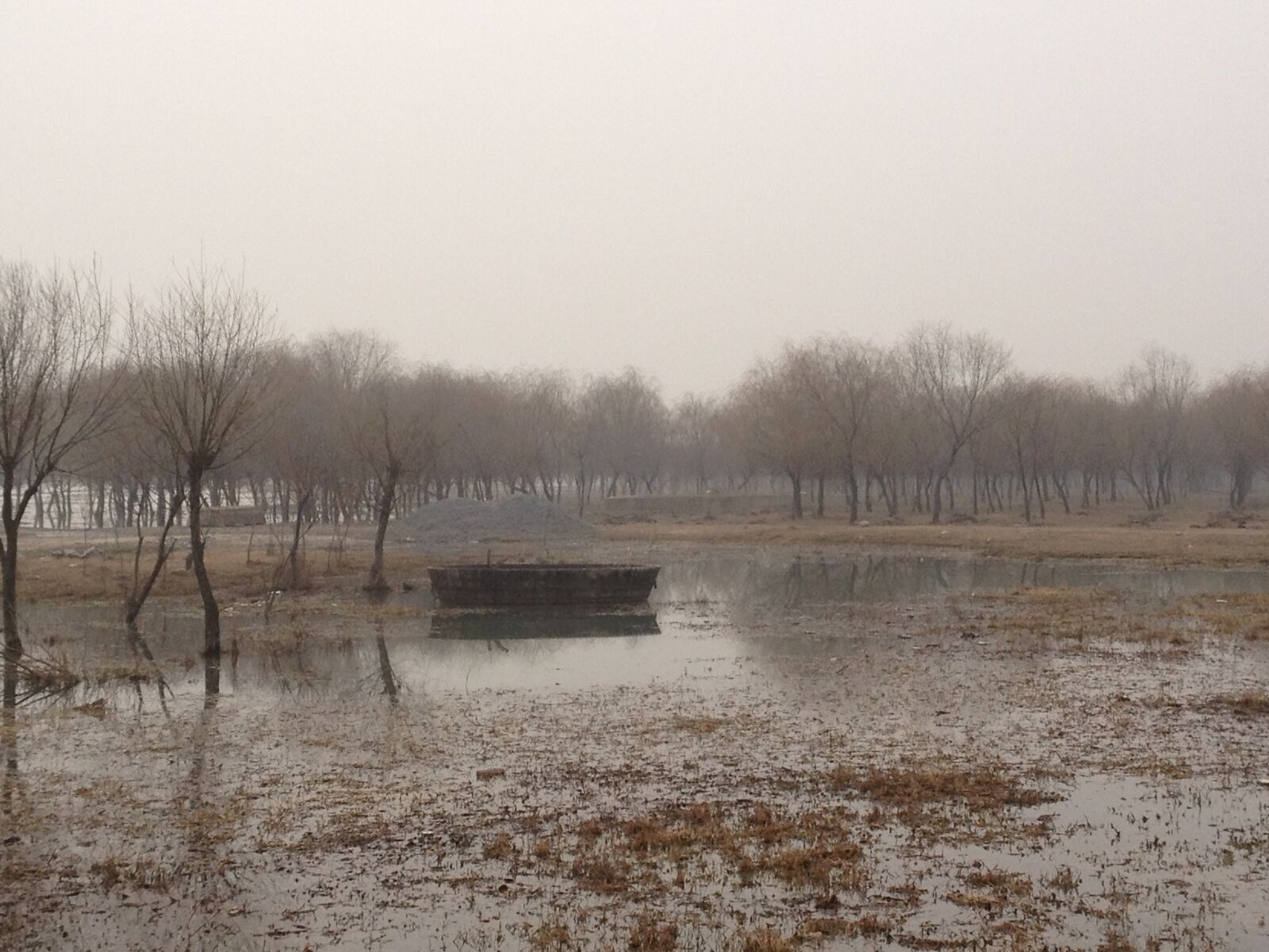 Apple iPhone 4S sample photo. Landscape, swamp, boat photography