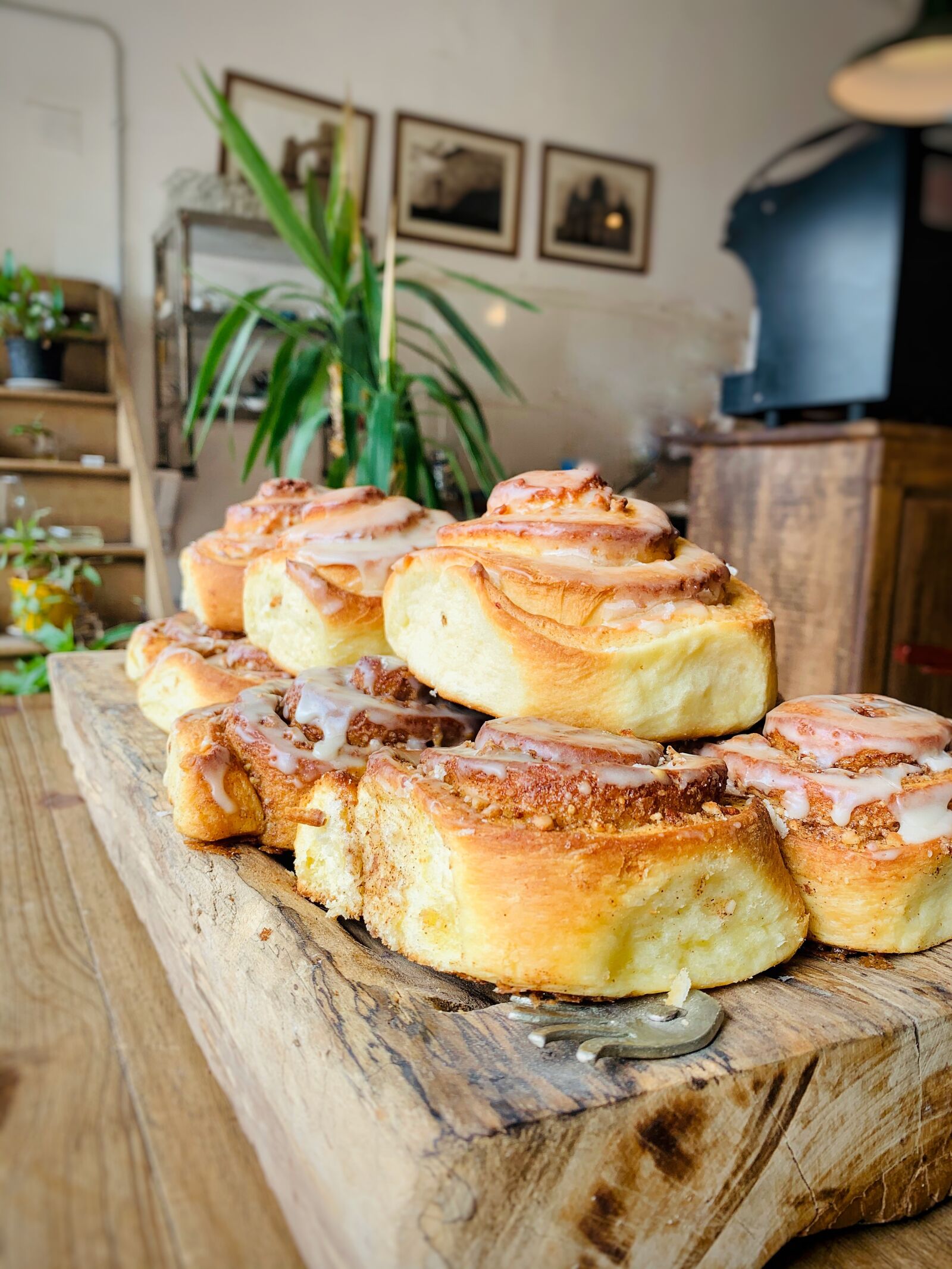 iPhone XR back camera 4.25mm f/1.8 sample photo. Cinamonn, roll, pastry photography