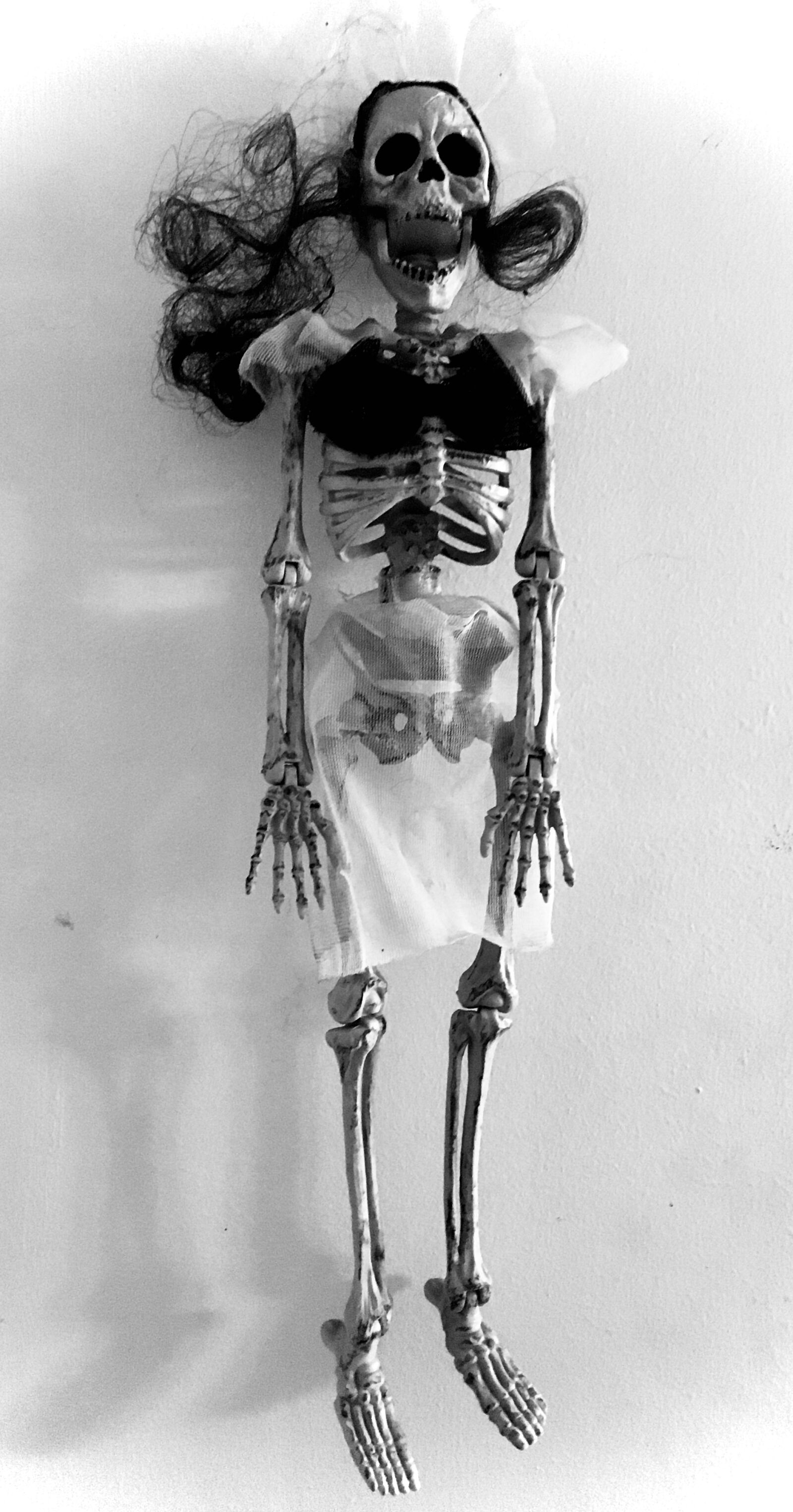 Apple iPhone 6s sample photo. Halloween, bones, skeleton photography