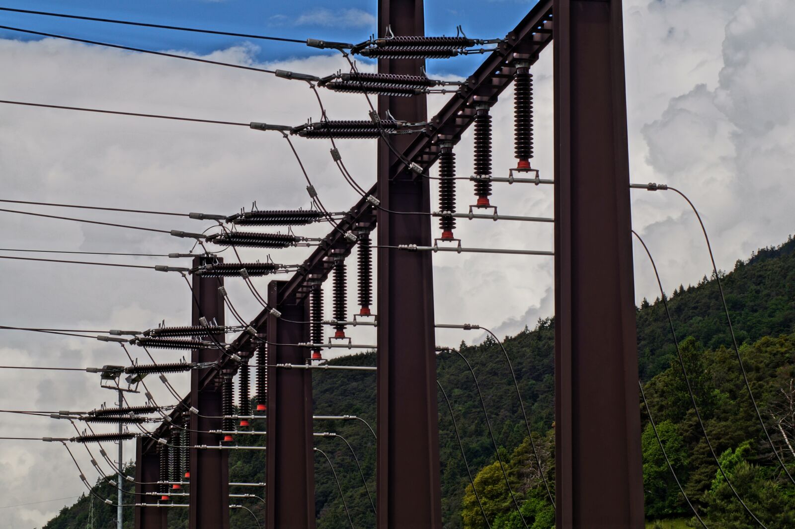 Sony SLT-A58 sample photo. Substation, current, electricity photography