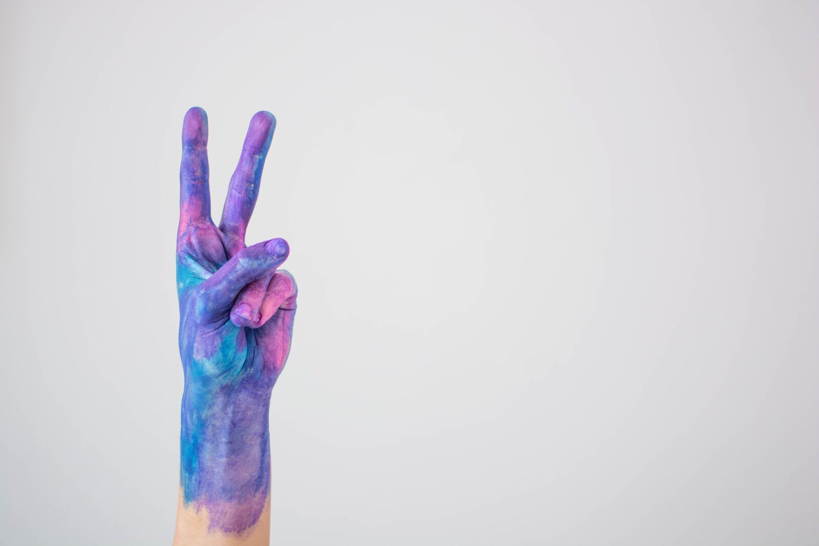 Nikon D5200 sample photo. Watercolor, blue, violet photography