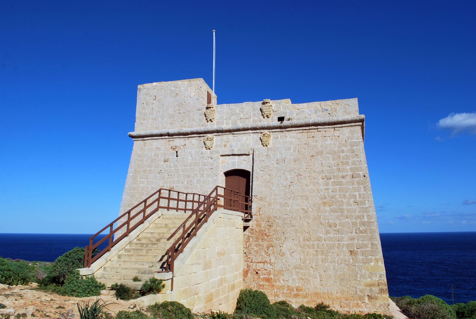 Nikon D60 sample photo. Tower, gozo, malta photography