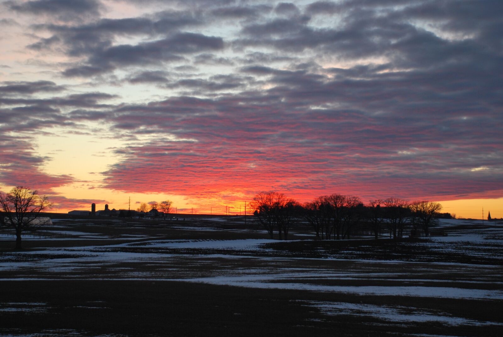 Nikon D60 sample photo. Sunset, sky, clouds photography