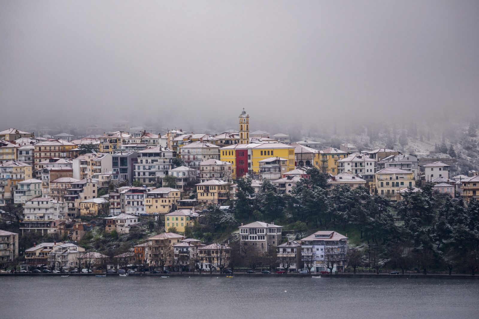 Nikon D750 sample photo. Snow, city, town photography