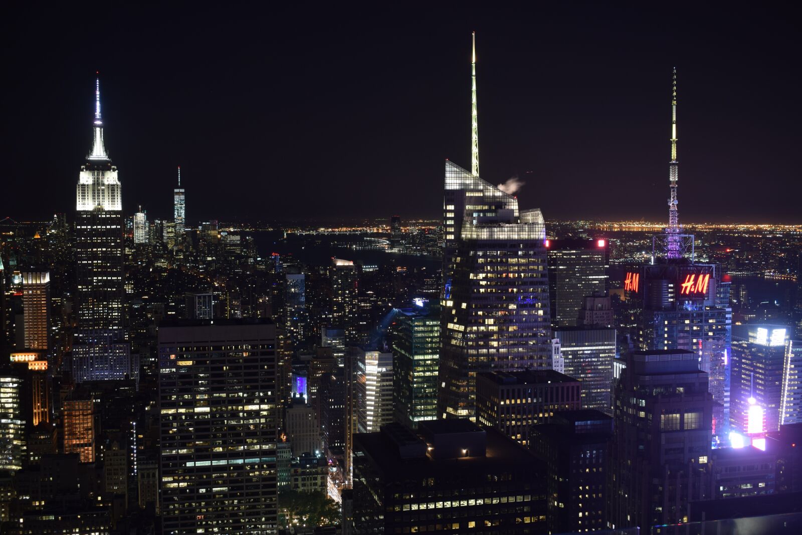 Nikon D3300 sample photo. Night photograph, newyork, skyscraper photography