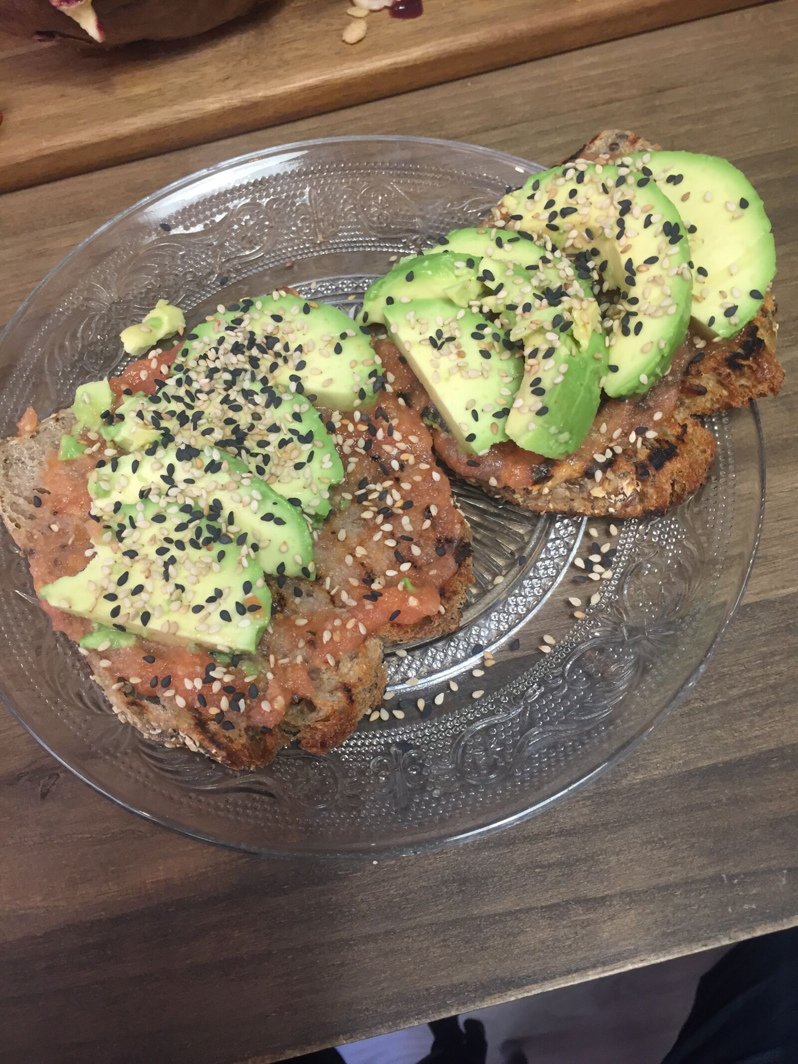 Apple iPhone 6 sample photo. Sandwich, tapas, avocado photography