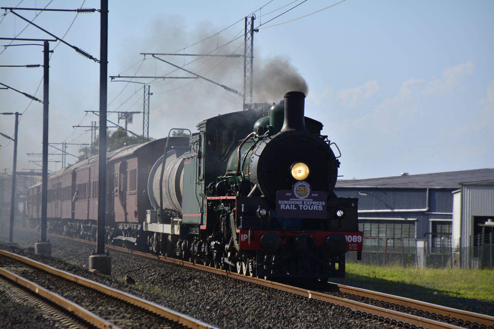 Nikon D5200 sample photo. Train, railway, steam photography