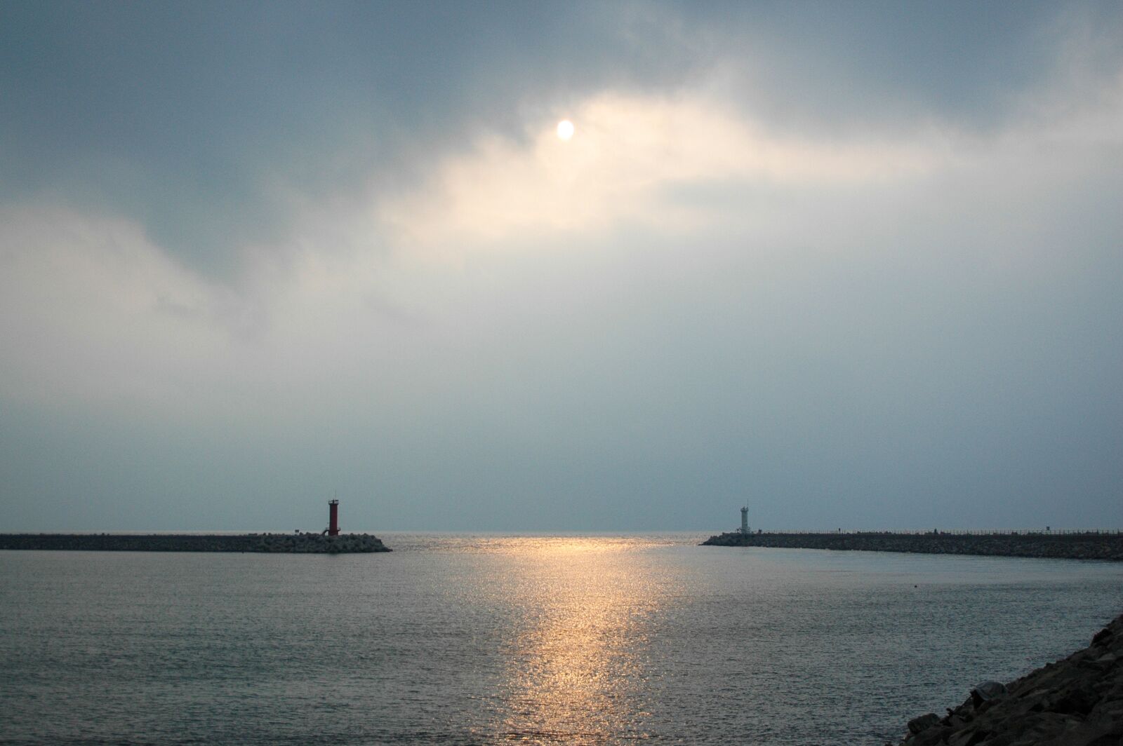 Nikon D70s sample photo. Lighthouse, sea, sky photography