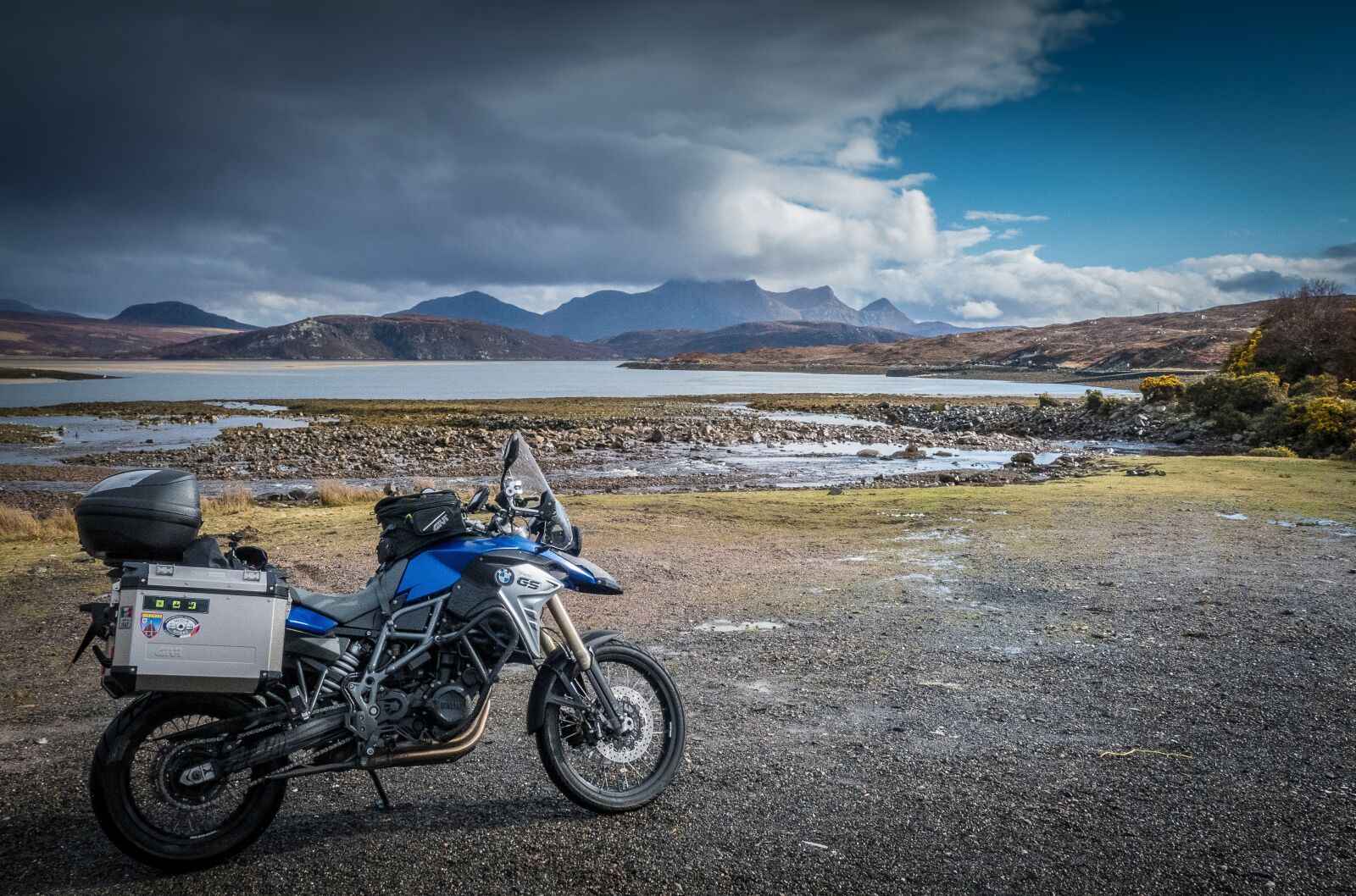Panasonic Lumix DMC-FZ1000 sample photo. Scotland, motorcycle, touring bike photography