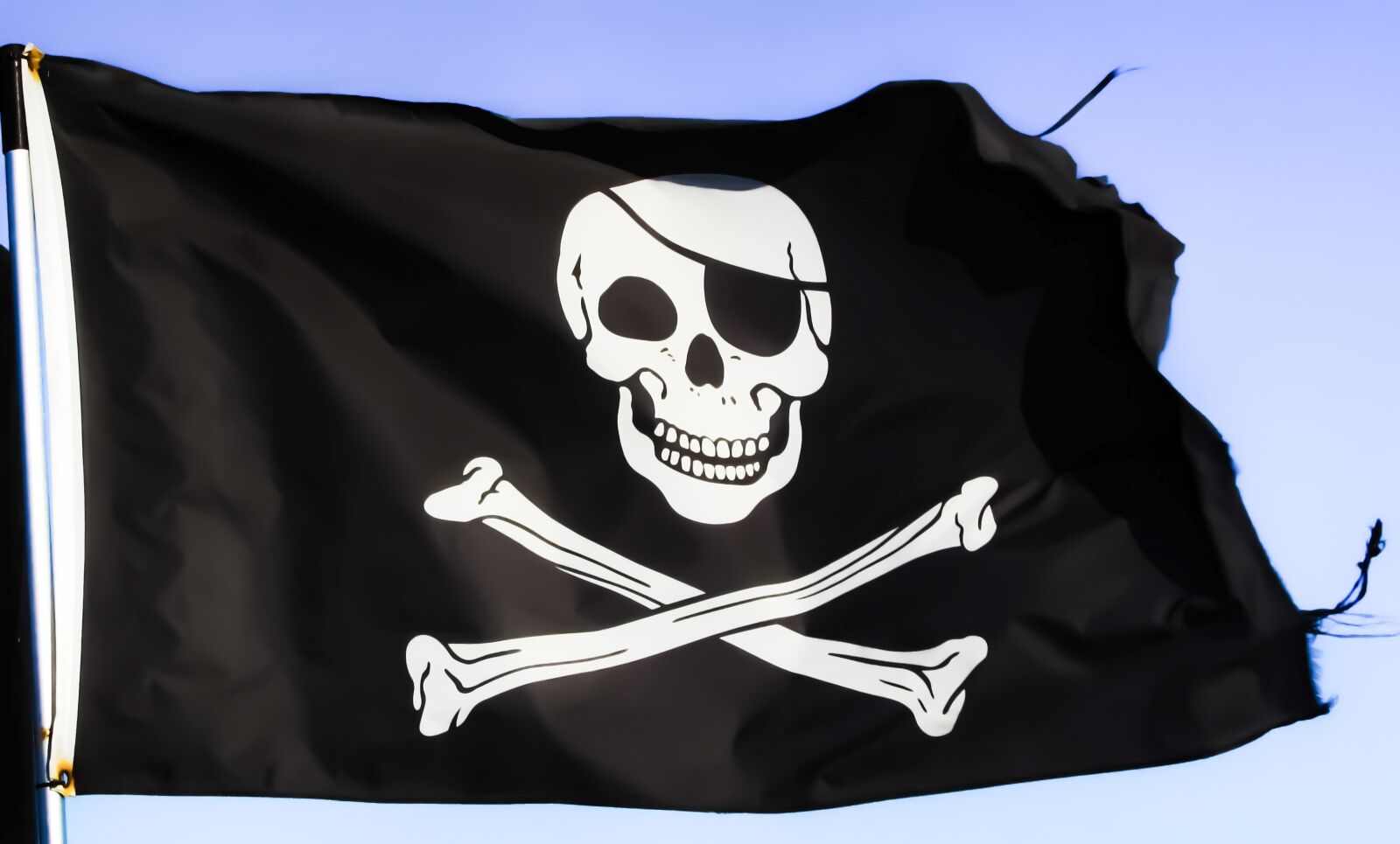 Canon PowerShot SX400 IS sample photo. Pirates, flag, skull photography