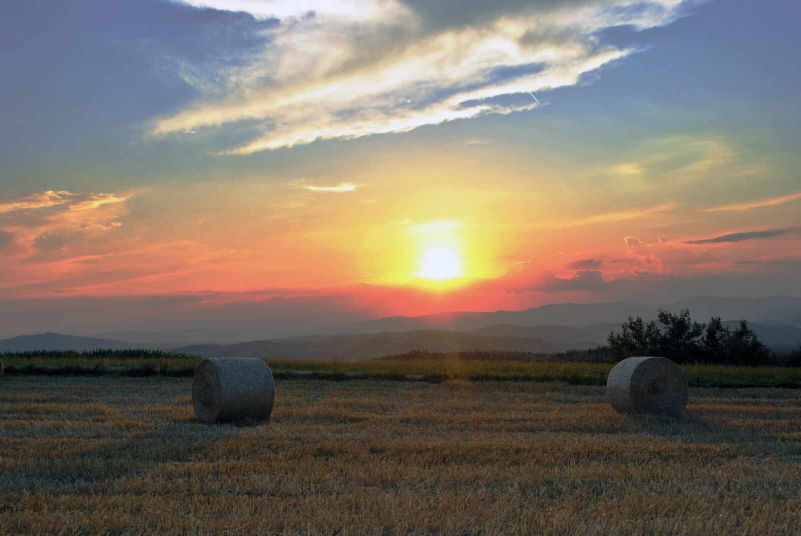 Nikon D3000 sample photo. Nature, bale, hay photography