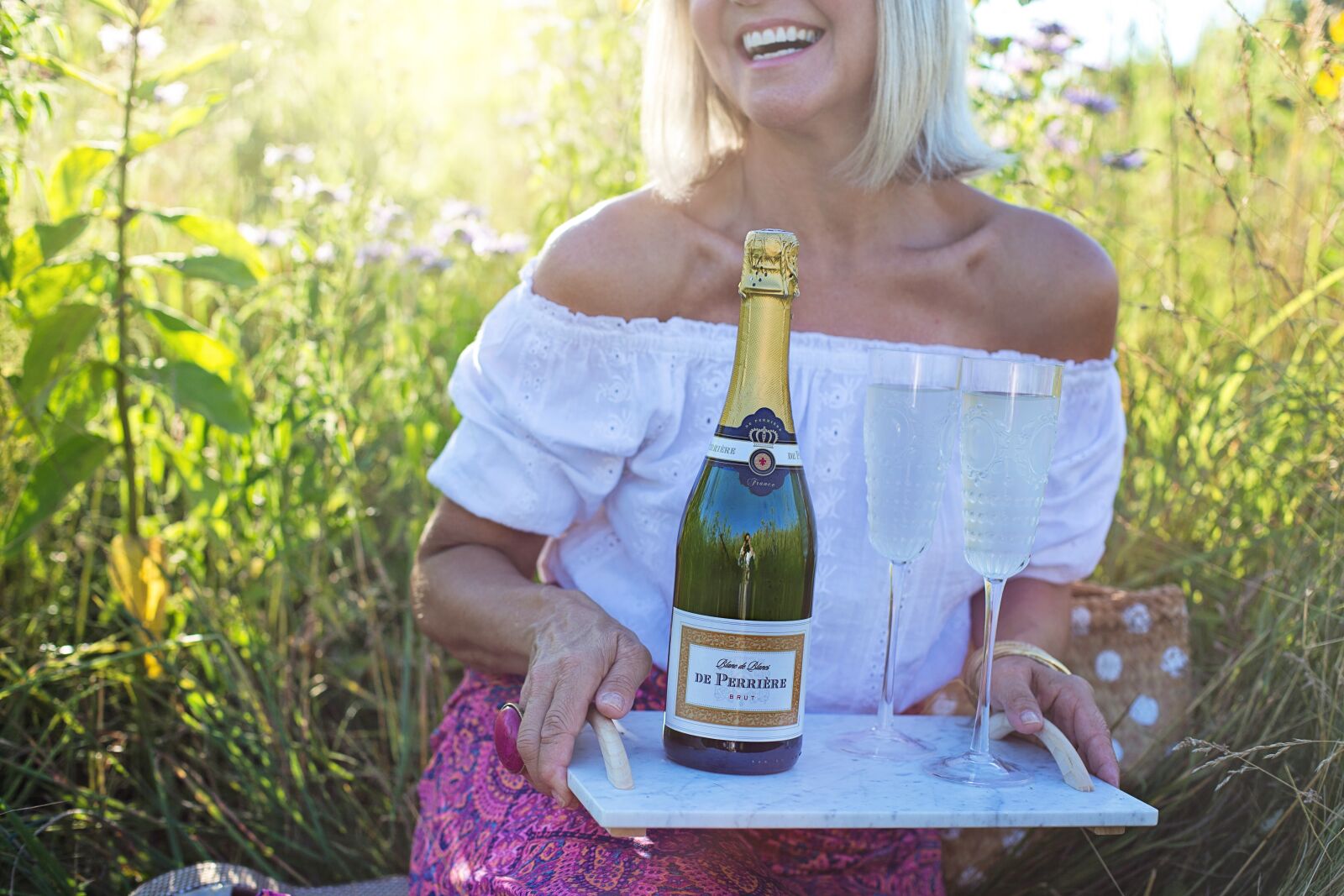 Canon EF 50mm F1.4 USM sample photo. Wine, champagne, picnic photography