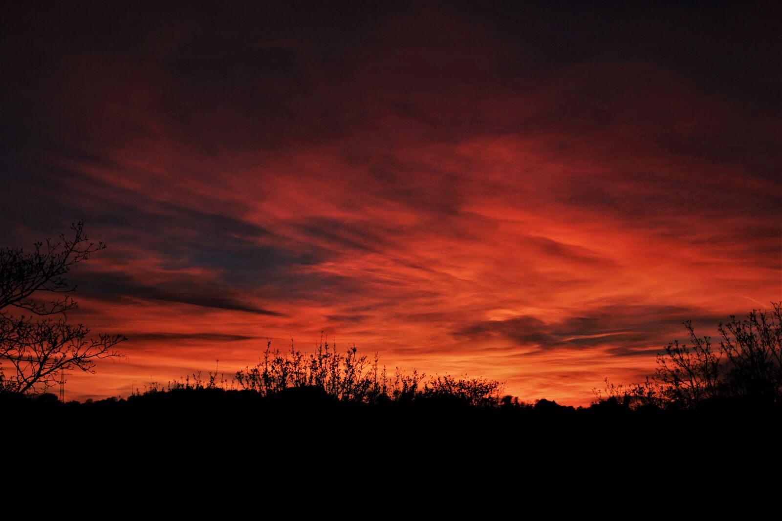 Canon EOS 7D sample photo. Sunset, sky, red photography
