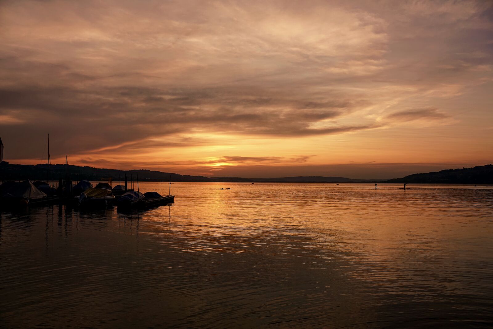 Sony DT 18-135mm F3.5-5.6 SAM sample photo. Sunset, lake, landscape photography