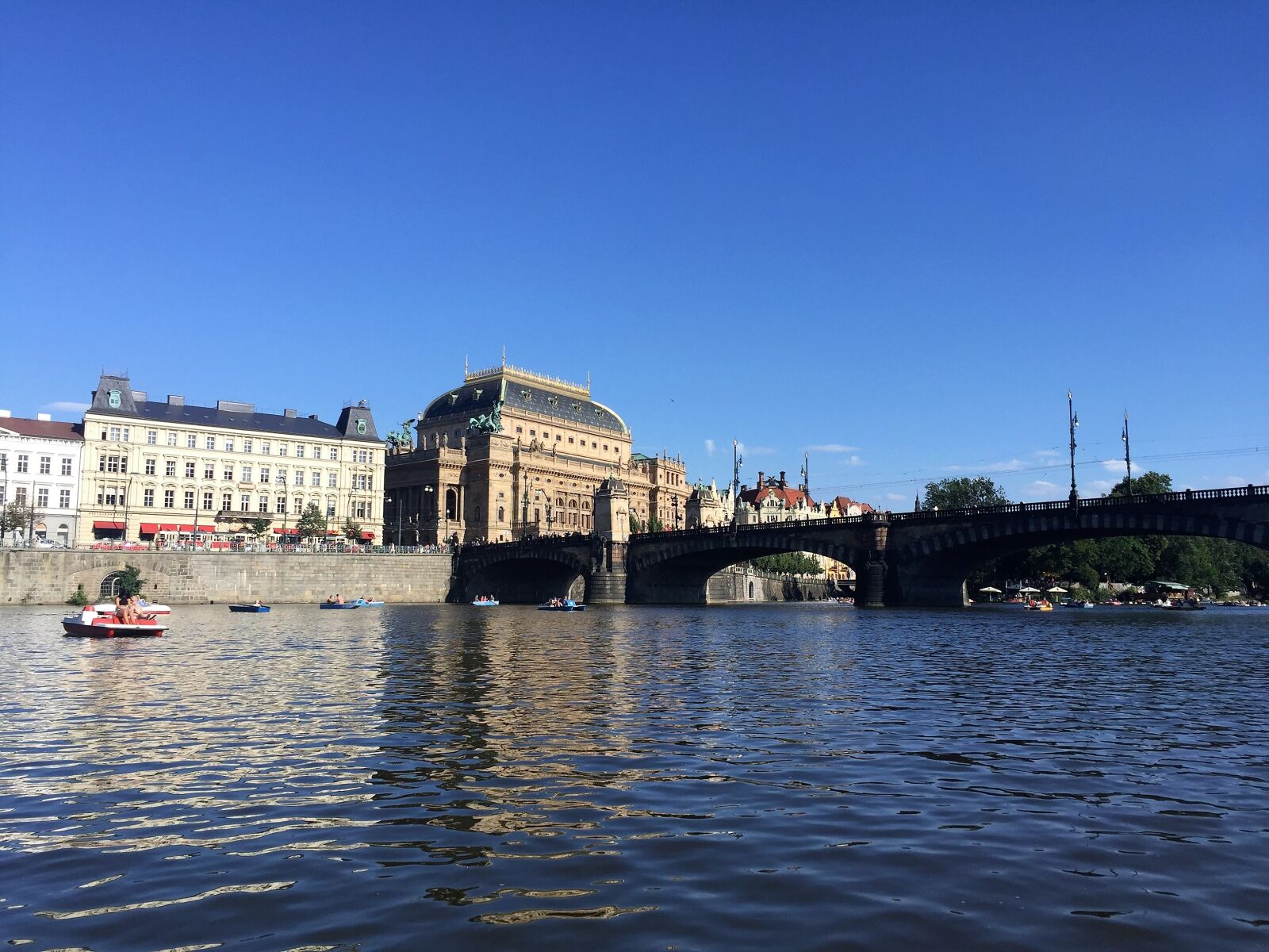 Apple iPhone 6 sample photo. Pragues, river, calm photography