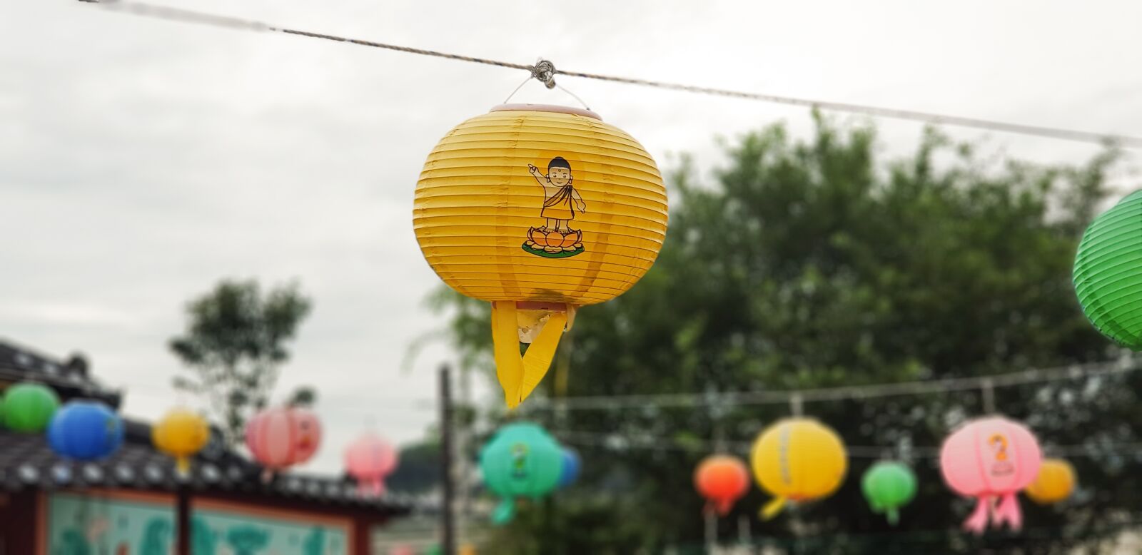 Samsung SM-N950N sample photo. Buddha's birthday, lantern, temple photography