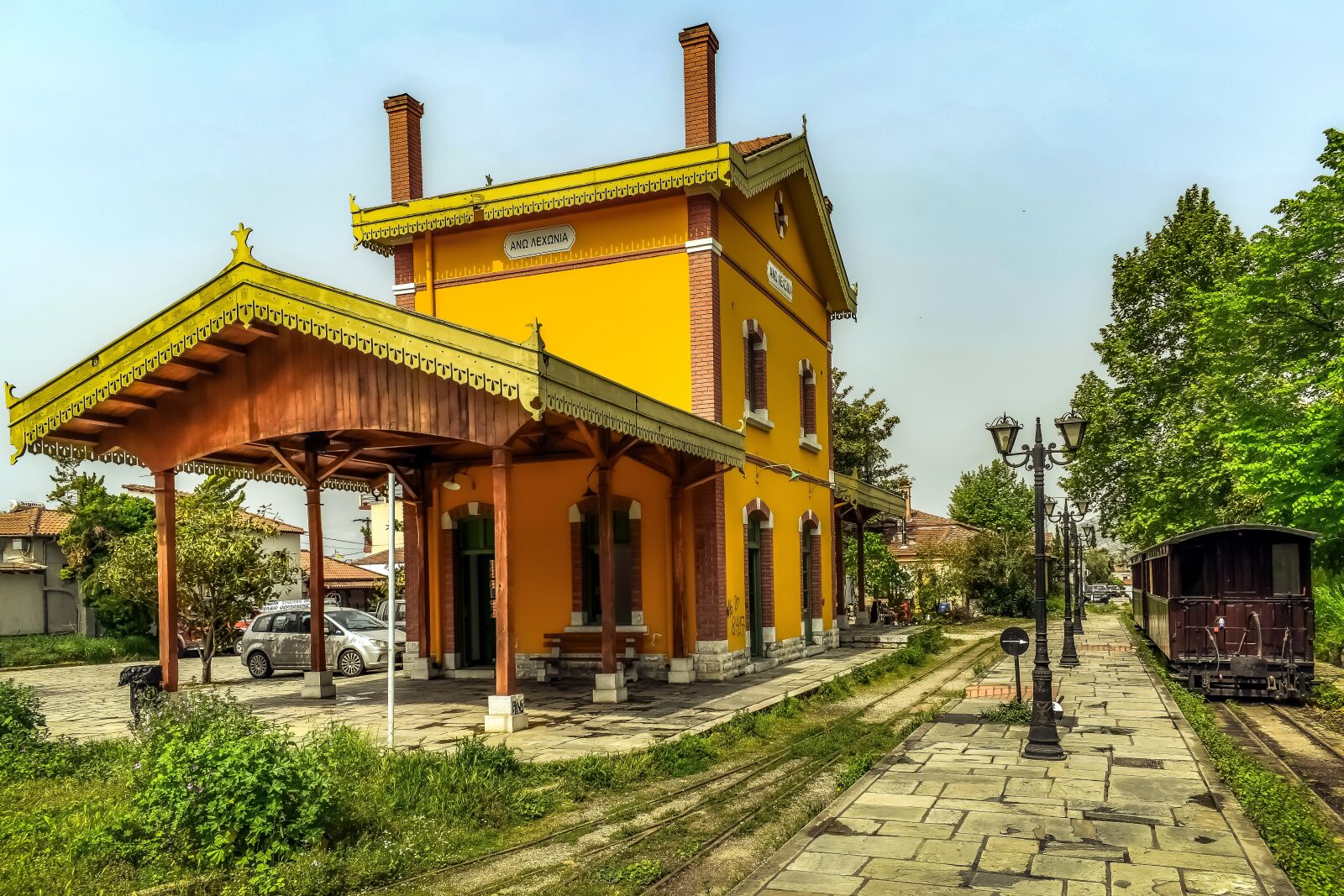 Nikon D3300 sample photo. Greece, ano lechonia, railway photography