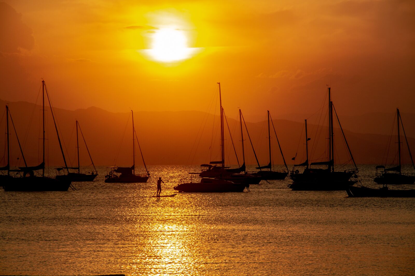 Canon EOS 7D sample photo. Sun, boat, sunset photography