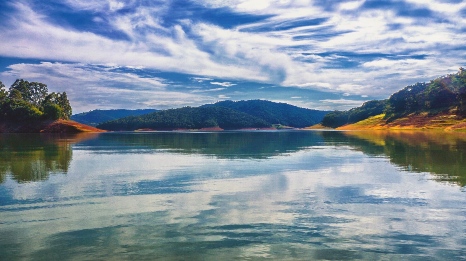 Sony Alpha a3000 + Sony E 18-55mm F3.5-5.6 OSS sample photo. Water, dam, landscape photography