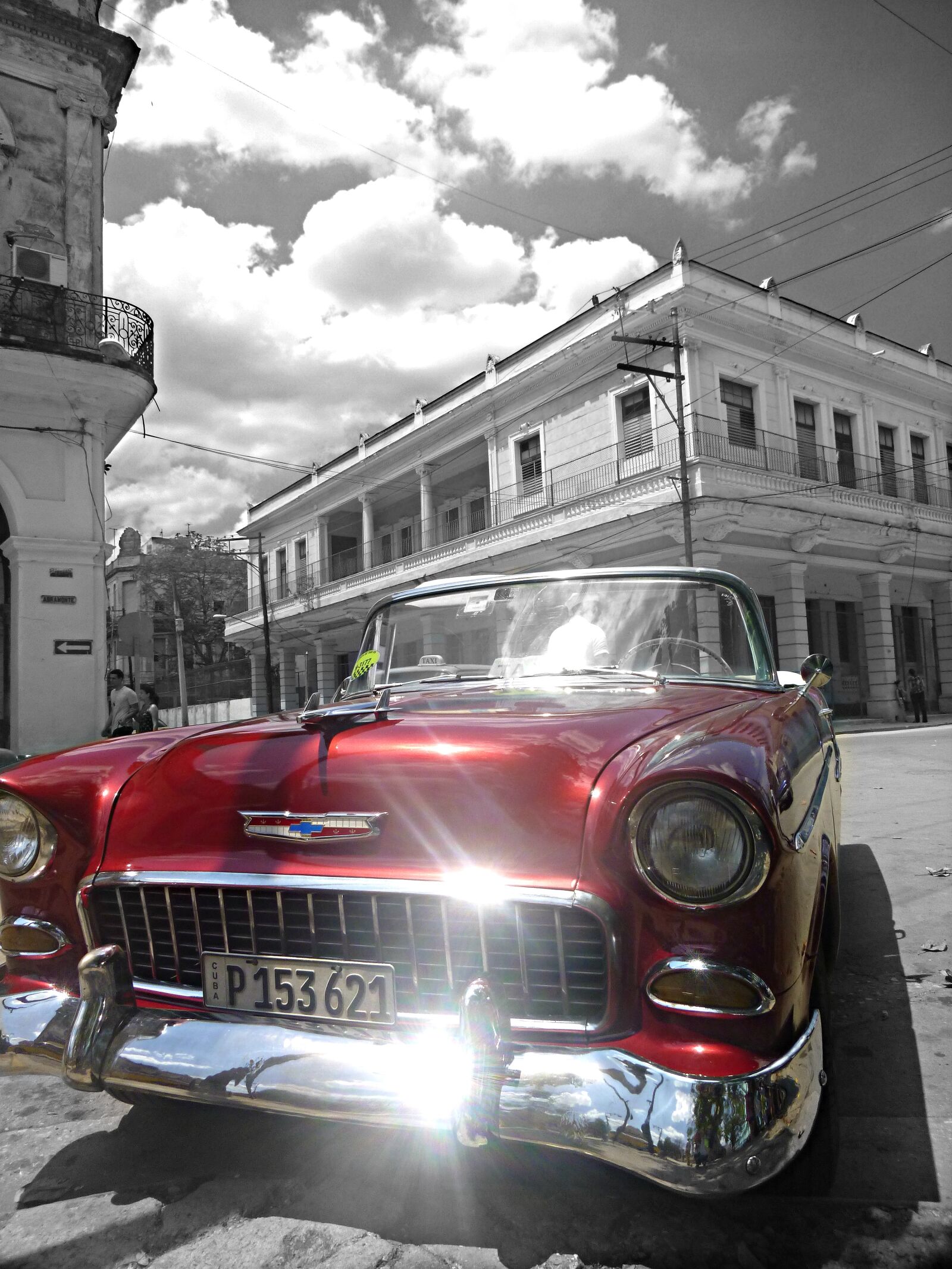 Panasonic DMC-FT30 sample photo. Cuba, habana, car photography