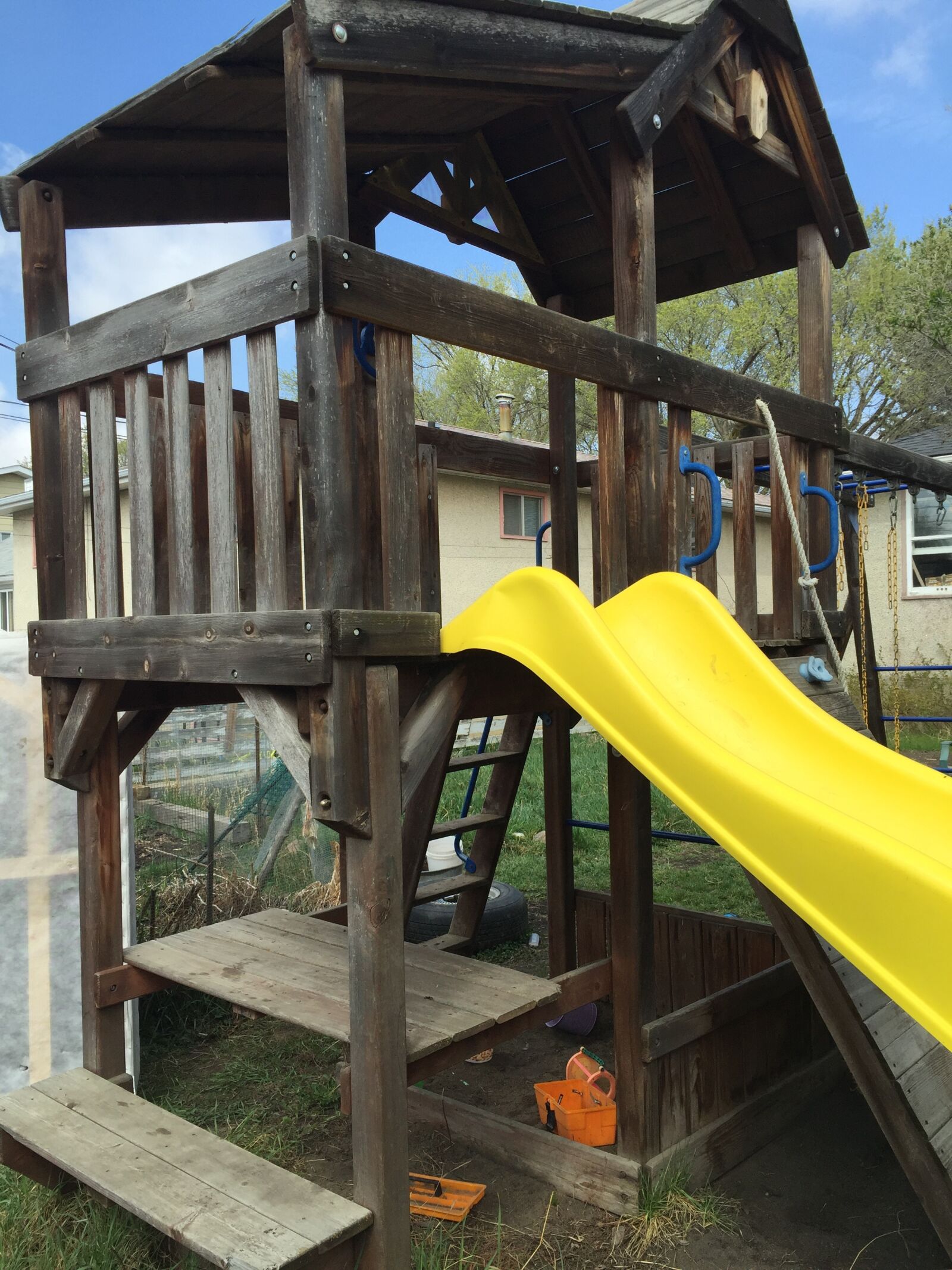 Apple iPhone 6 sample photo. Playground, summer, slide photography