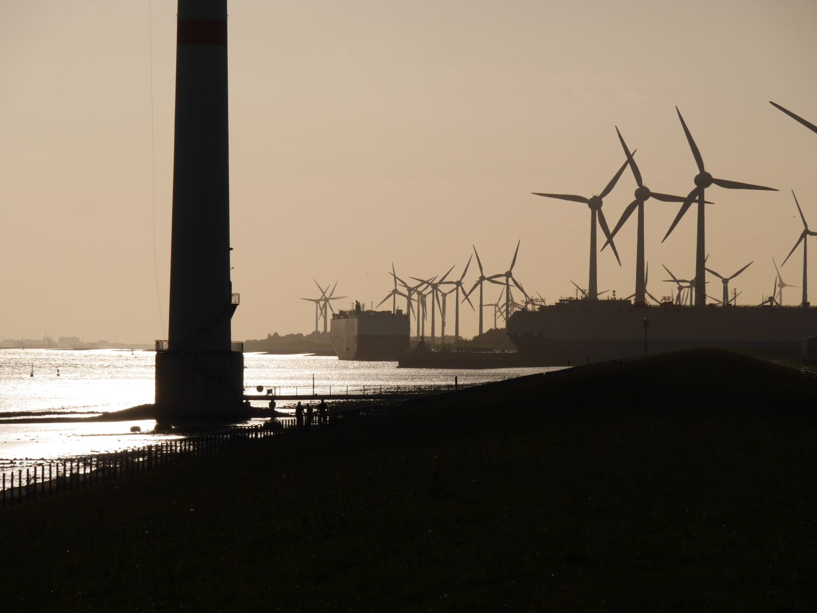 Panasonic Lumix DMC-GX7 sample photo. Evening light, ems, harbour photography