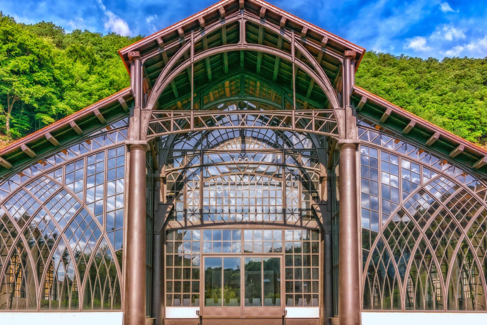 Nikon D3300 sample photo. Construction, architecture, structure, greenhouse photography