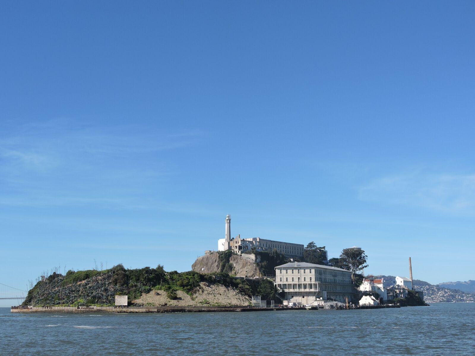 Nikon Coolpix P600 sample photo. Alcatraz, the rock, prison photography