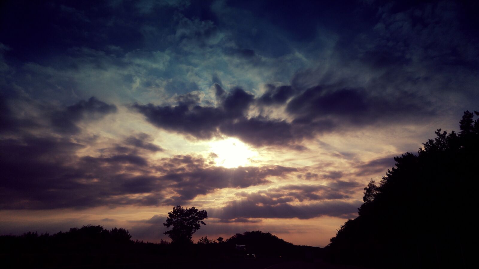 LG G4 sample photo. The night sky, sunset photography