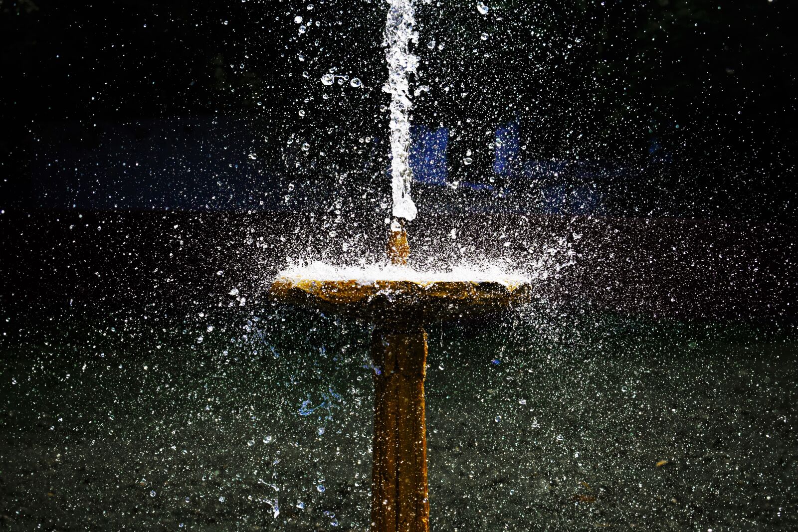 Nikon D3300 sample photo. Fountain, shower, rain photography