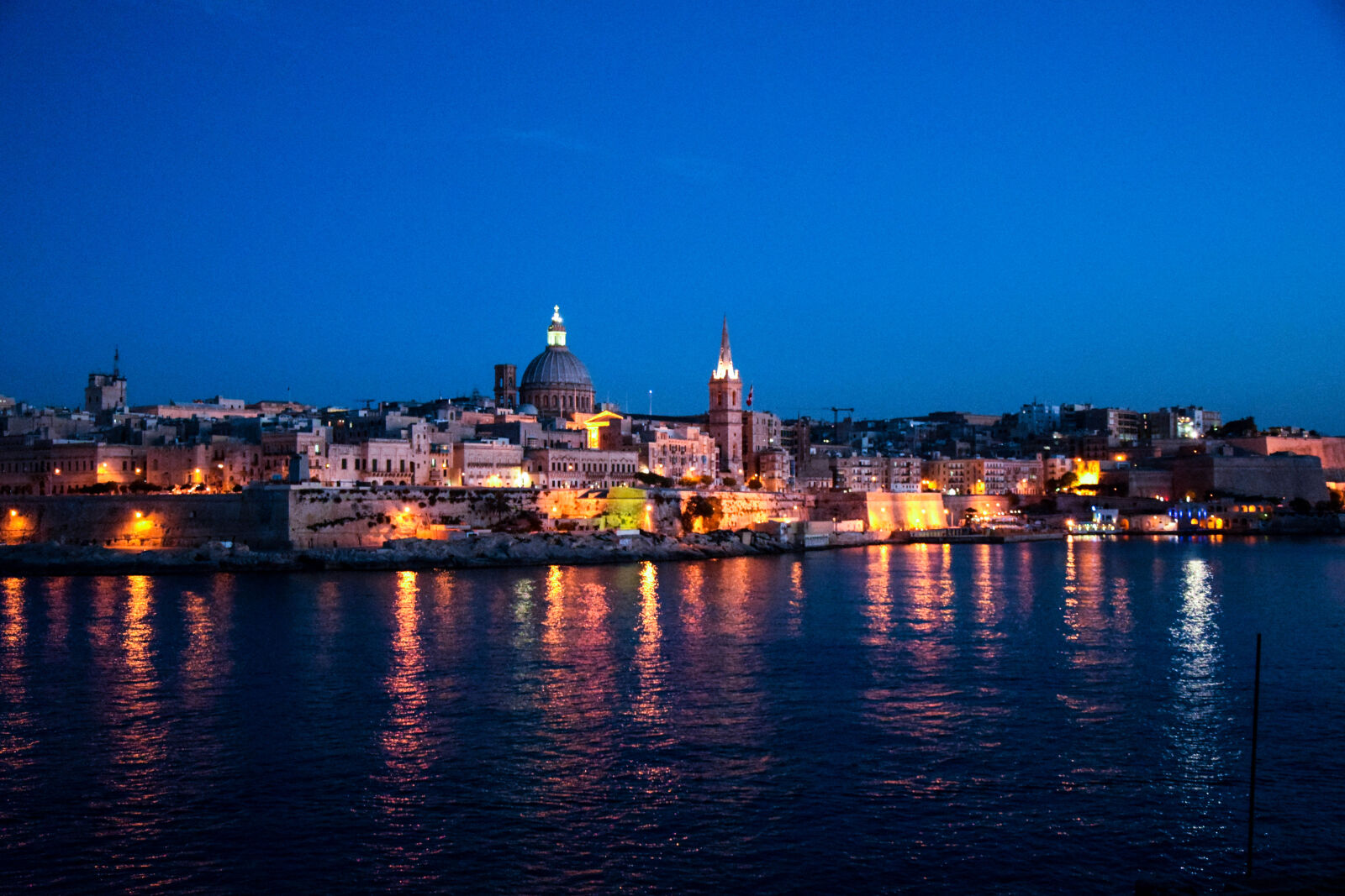 Nikon D3300 sample photo. Evening, lights, malta, mediterranean photography