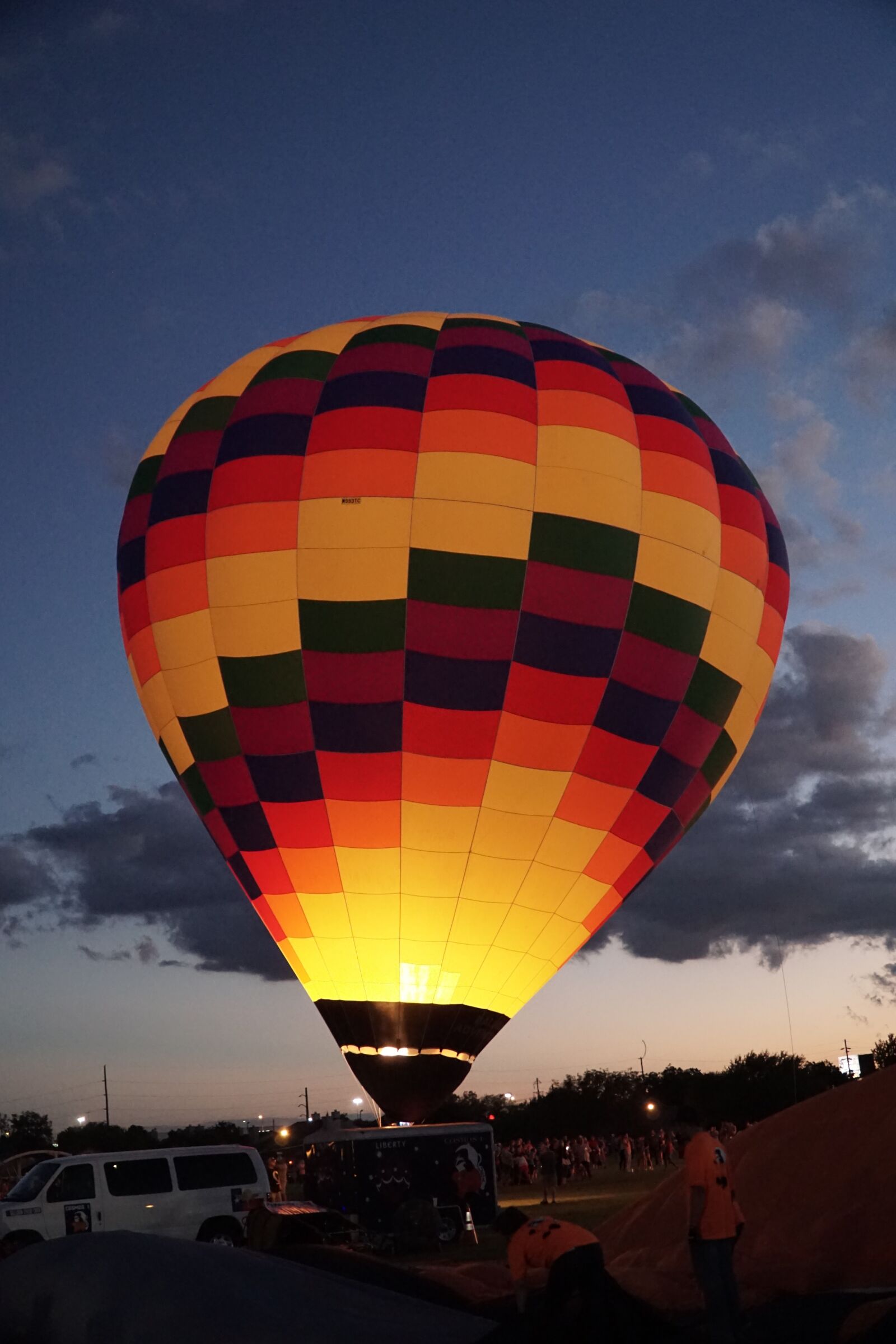 Sony E PZ 18-105mm F4 G OSS sample photo. Abilene, texas, balloon photography