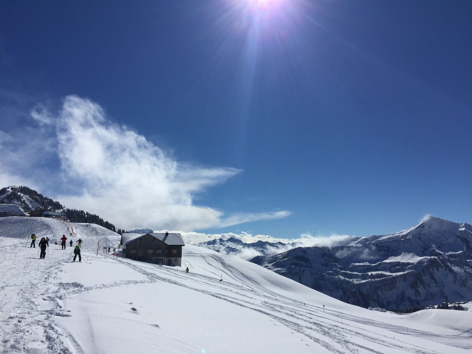 iPhone 6 Plus back camera 4.15mm f/2.2 sample photo. Winter, mountain, snow photography