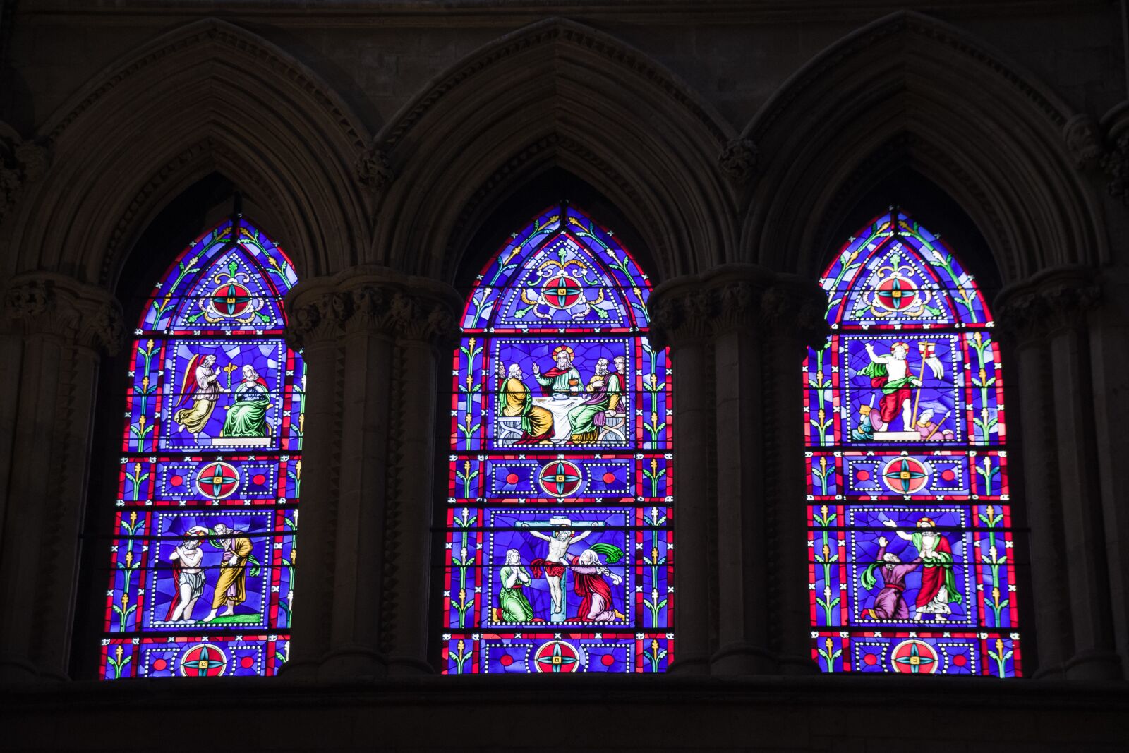 Pentax K-70 sample photo. Church window, cathedral, lincoln photography
