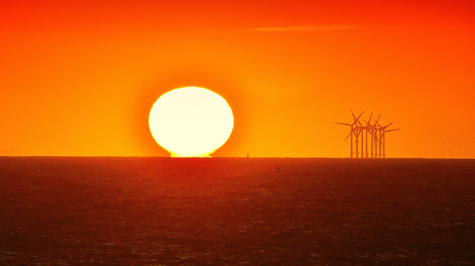Nikon D7200 sample photo. Sunset, windfarm, turbines photography