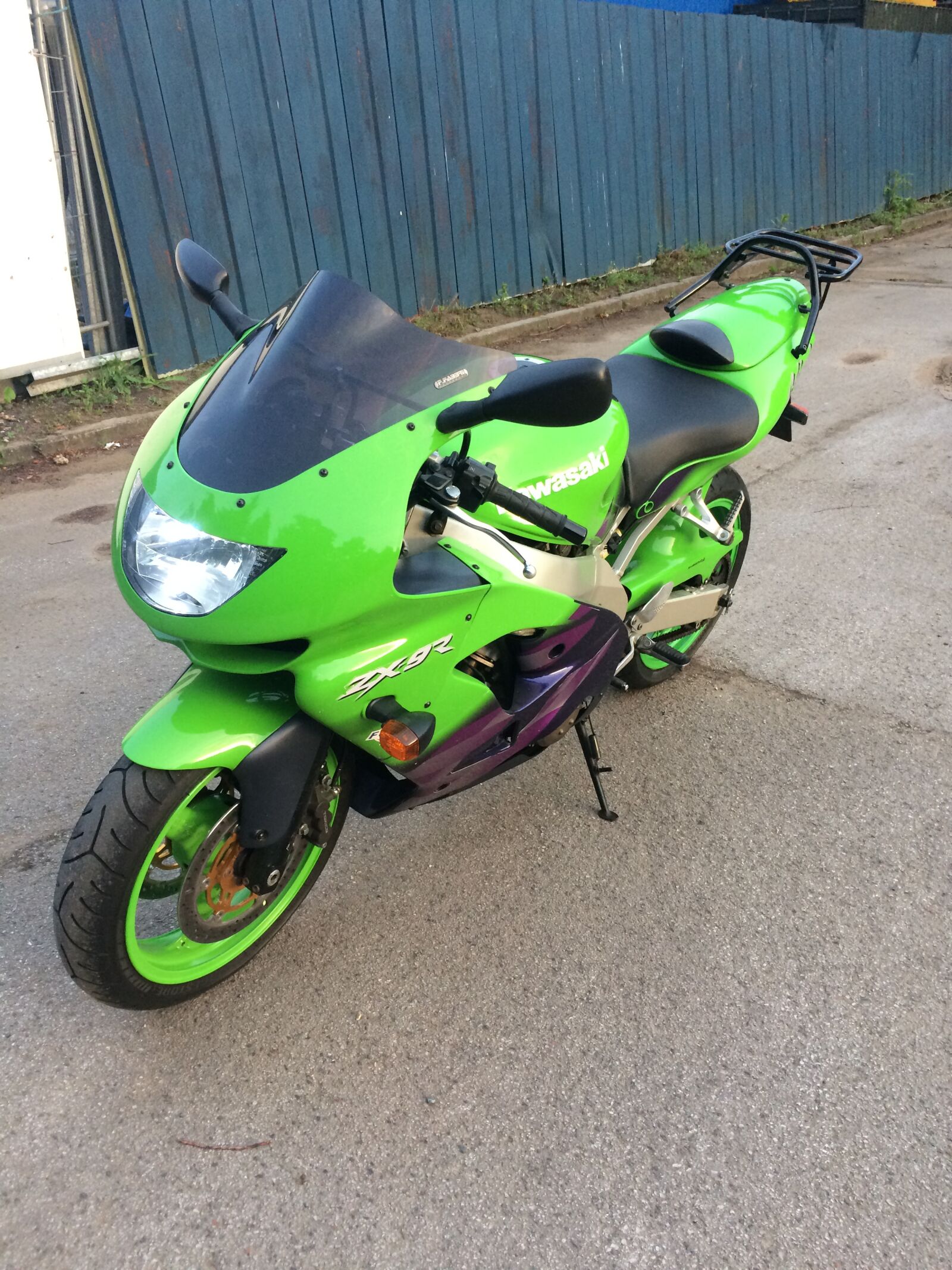 iPhone 5s back camera 4.15mm f/2.2 sample photo. Kawasaki, motorbike, motorcycle photography
