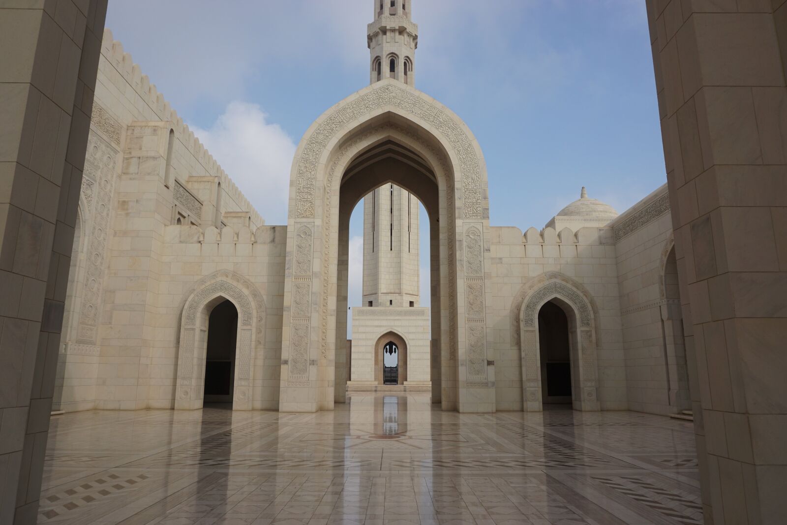 Sony a6000 sample photo. Mosque, entrance, minaret photography