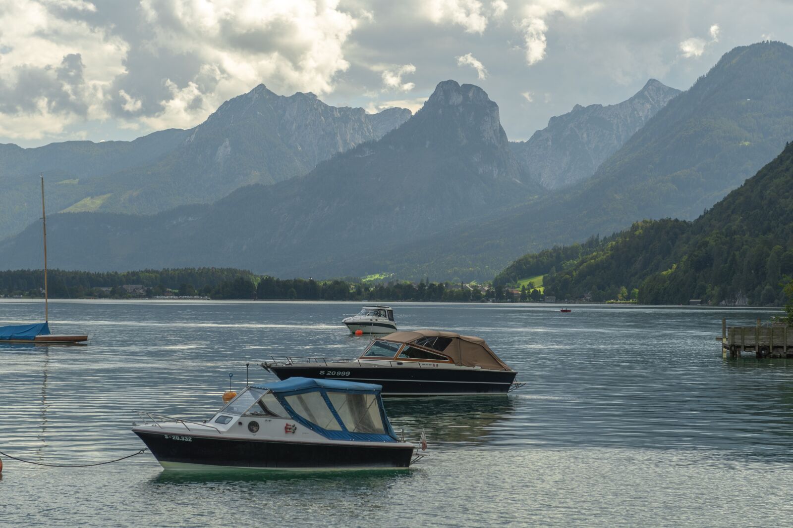 Nikon D500 sample photo. Lake wolfgang, austria, boat photography